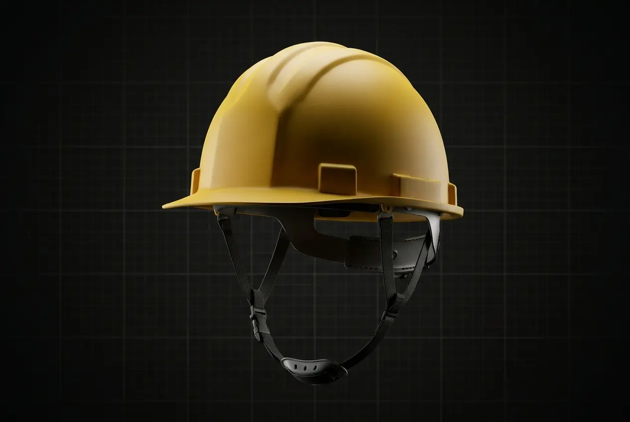 Industrial safety helmets and hard hats category art