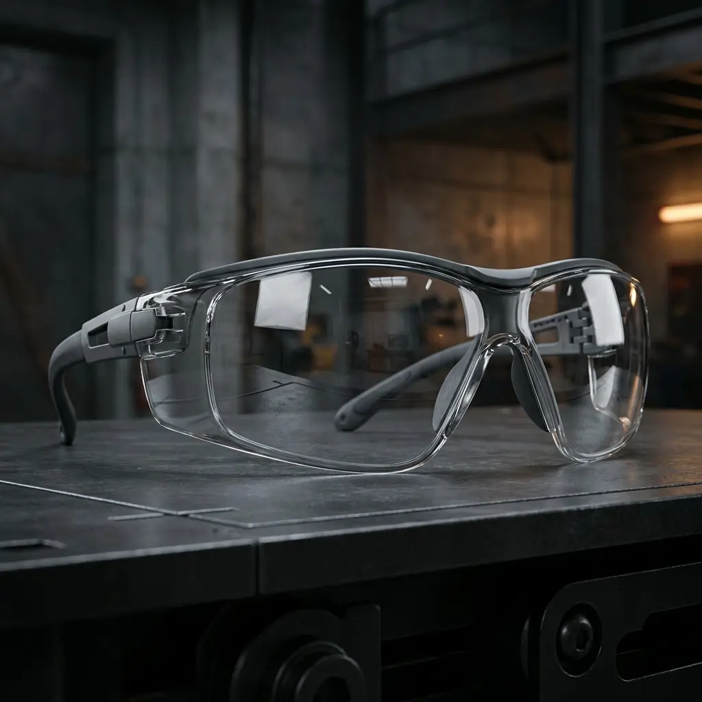 Safety glasses and goggles product photo for workshop eye protection
