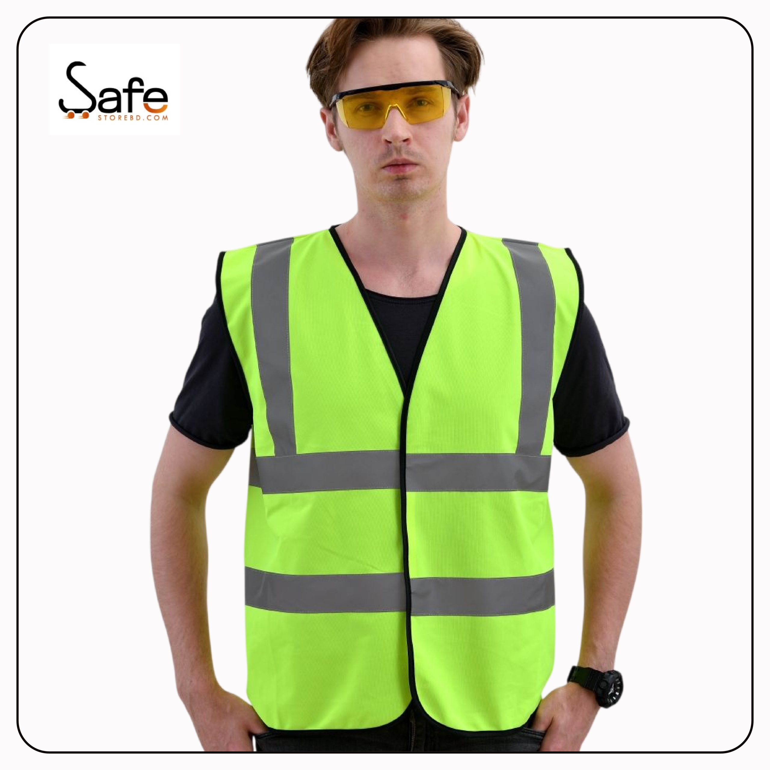 China-Manufactured High Visibility 6 step safety Work Vest